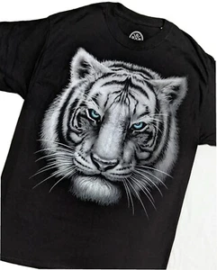 Blue Eye Tiger T-shirt Size Medium - Picture 1 of 3