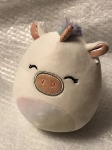 Squishmallows 2021 Sofia the Unicorn 5” White with Rainbow Mane Tail - Picture 1 of 8