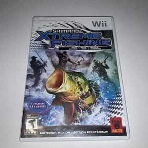 Shimano Xtreme Fishing (Nintendo Wii, 2009) Complete with Manual - Picture 1 of 5