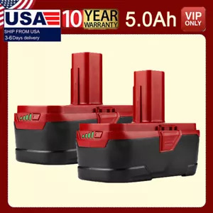 2 PACK For Craftsman 19.2V C3 Li-Ion XCP 5.5Ah Battery 11375 130279005 Cordless - Picture 1 of 15