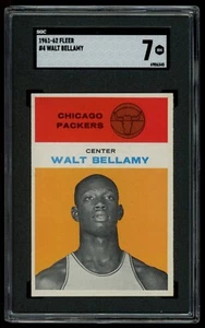 1961 Fleer - #4 Walt Bellamy (RC) SGC 7 - Bild 1 von 2