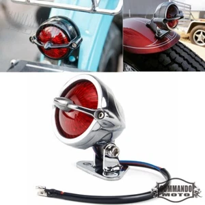 Custom LED Brake Bel Air Tail Light For Harley Hot Rod Cafe Racer Taillight Lamp - Picture 1 of 10