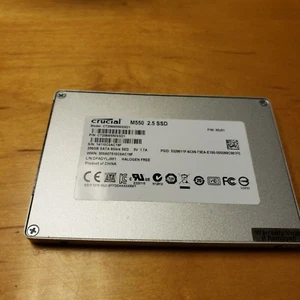 Crucial M550 CT256M550SSD1 256GB 2.5" SATA III 6G Notebook SSD Solid State Drive - Picture 1 of 1