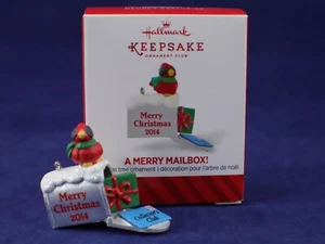 Hallmark Keepsake Miniature Ornament A MERRY MAILBOX Repaint Christmas in Box - Picture 1 of 10