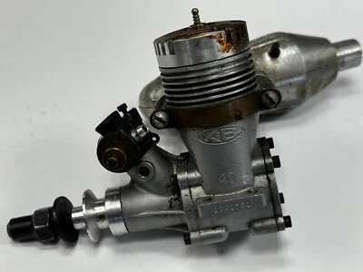 K and B K&B .40 40 Two 2 Stroke Nitro RC Remote Control Airplane Engine - Image 1 of 2
