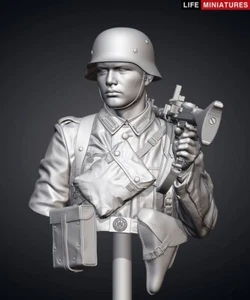 Life Miniatures LI-B028 1/10 SEGUNDA GUERRA MUNDIAL Wehrmacht MG34 Gunner - Imagen 1 de 11