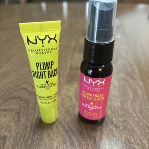 Nuevo NYX Plump Finish Setting Spray y Relleno Espalda Derecha Rellenadora Suero Tamaño de Viaje - Imagen 1 de 3