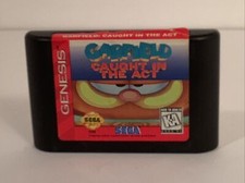 Garfield: Caught in the Act (Sega Genesis) Cart Only Tested Works Authentic