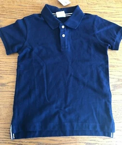 Crazy 8 NEW Boys Blue polo-style short-sleeved collared TOP size 5/6 Small - Picture 1 of 4