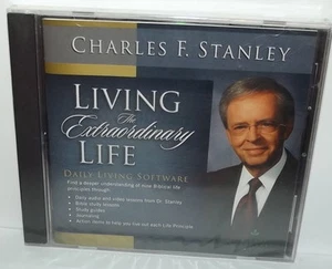 NUEVO~pc software diario CHARLES STANLEY VIVIENDO LA VIDA EXTRAORDINARIA~CRISTIANO - Imagen 1 de 2