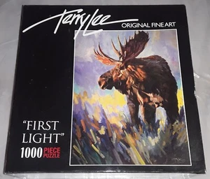 TERRY LEE PUZZLE "FIRST LIGHT" ORIGINAL ARTWORK - 27x27", VERSIEGELTE BOX - Bild 1 von 5