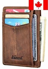Slim Wallet RFID Front Pocket Wallet Minimalist Secure Thin Credit Card Holde...