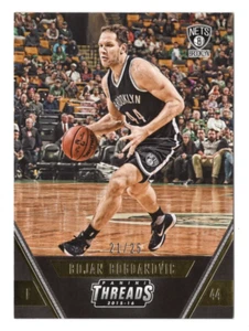 Bojan Bogdanovic 2015-16 Panini Threads Basketball GOLD PARALLEL Collectible Ins - Imagen 1 de 2