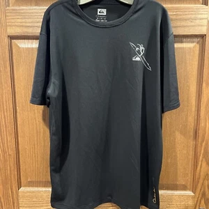 T-shirt uomo XL Quick Silver nera manica corta, ottime condizioni  - Foto 1 di 11