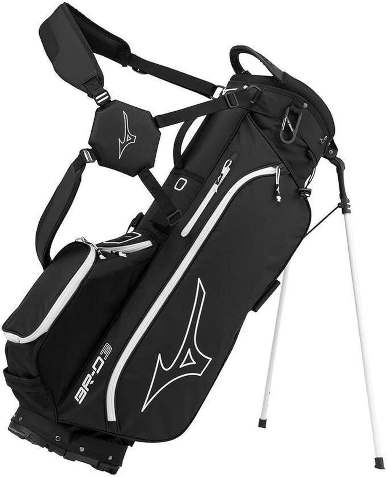 Bolsa de golfe masculina MIZUNO suporte caddy BR-D3 9 x 47 polegadas 2,5 kg preta 5LJC2421 - Imagem 1 de 3