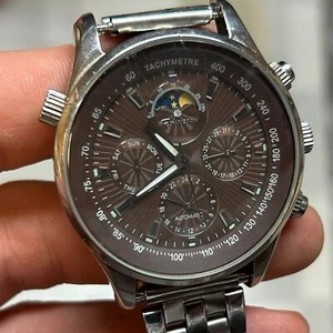Rousseau 61004-1135 Automatic Moon Phase Wrist Watch - Picture 1 of 5