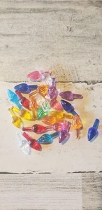 25 Med/Large Twist Lights Bulbs Peg for Ceramic Christmas Tree, mixture colors - Picture 1 of 2