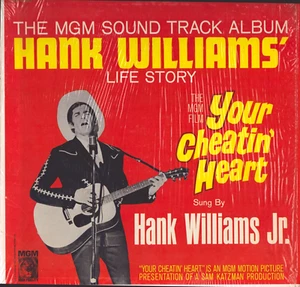1964 your Cheatin' Heart Movie Hank Williams Jr. Soundtrack MGM Records ST-90411 - Picture 1 of 3