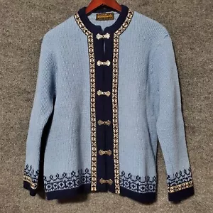 Cárdigan Suéter Vintage Nordstrikk Fair Isle Nordic Norway Tejido Lana S-M Abuela - Imagen 1 de 8