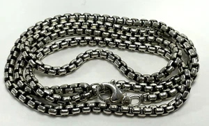 David Yurman - Boxkette halslos in Sterlingsilber - 2,7 mm - 26 Zoll - Bild 1 von 4