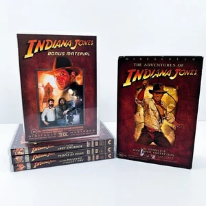 Indiana Jones | Boxset (DVD, 1981) Temple of Doom Raiders Lost Arch Last Crusade - Picture 1 of 21
