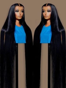 straight bone human hair lace front wig Brazil 13x4 13x6 front human hair wig - Picture 1 of 22
