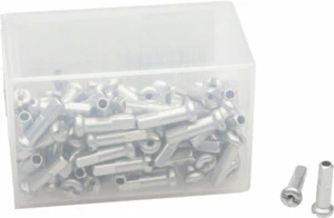 DT Swiss Standard Aluminum Nipples: 2.0 x 16mm, Silver, Box of 100 - Picture 1 of 1