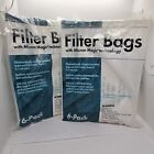 2 - 6 Pack Kirby F Style & Twist Filter Vacuum Bags Micron Magic 204811