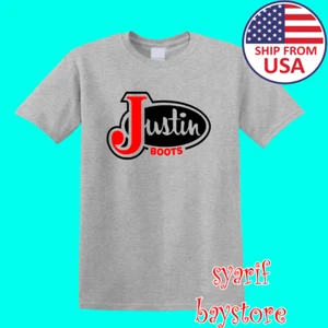 Justin Boots Men's Grey Size S to 5XL - Picture 1 of 1