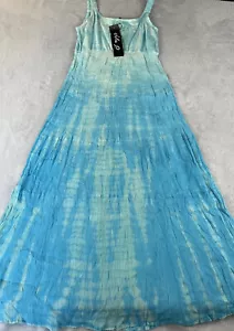 Lola P. womens blue sleeveless dress size small - Picture 1 of 6