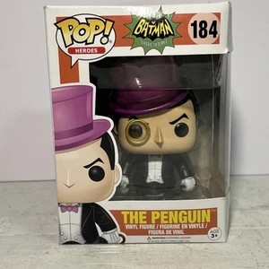 Funko Pop! Batman Classic TV Series The Penguin 184 Pop. Villain Toy Figure - Picture 1 of 8