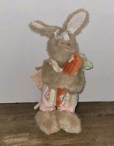 Longaberger Boyds Bear KILEY KARROTOP Plush Bunny Easter Spring NEW - Picture 1 of 7