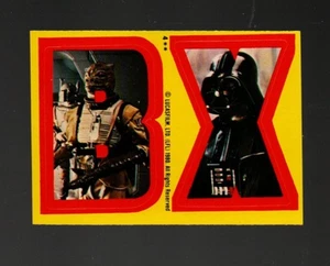 1980 Topps Star Wars Serie 1 Sticker #4 Darth Vader & Bossk NM-M - Bild 1 von 2