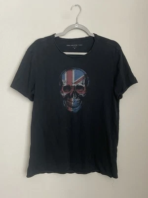 John Varvatos Star USA Skeleton Graphic Short Sleeve T-Shirt Men's M - Image 1 of 3
