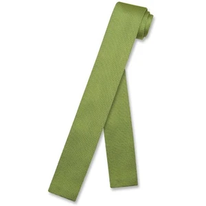 Antonio Ricci KNITTED Neck Tie Solid APPLE GREEN Color Mens Knit NeckTie - Picture 1 of 2