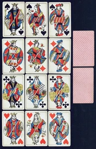 Belgium Playing Cards Game 1890 - Picture 1 of 5