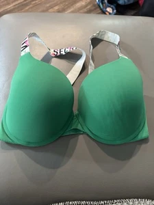Ladies Victoria’s Secret Green Bra Size 36DD - Picture 1 of 5