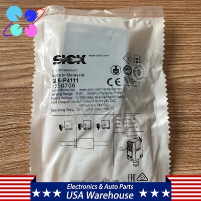 Fits For Sick GL6-P4111 1050706 Miniature Photoelectric Sensor Switch US Stock - Image 1 of 4