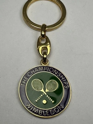 Llavero de metal vintage The Championships Wimbledon All England Lawn Tennis Club Foto 1 de 4