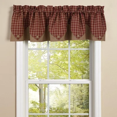 Bridgeton Wine Point Valance - Image 1 of 4