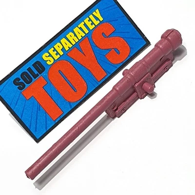 Army Men Battleground CANNON peça de arma original MPC Marx acessório rosa vermelho - Imagem 1 de 4