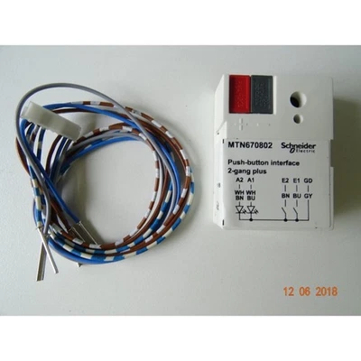 KNX MTN670802 Interfaccia Pulsanti Convenzionali 2 Canali Scatola Rovinata - Immagine 1 di 4