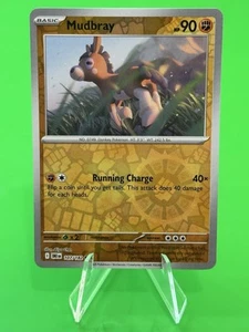 Pokemon Mudbray Scarlet & Violet Destined Rivals Reverse Holo Common 107/182 NM! - Picture 1 of 3