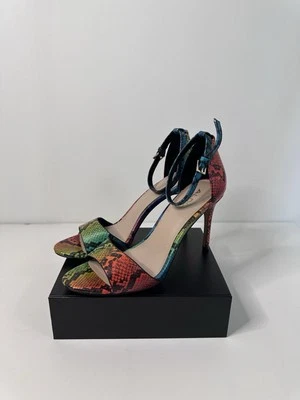 Zapatos ALDO para mujer talla 7,5 multicolor estampado de serpiente tacones Foto 1 de 4
