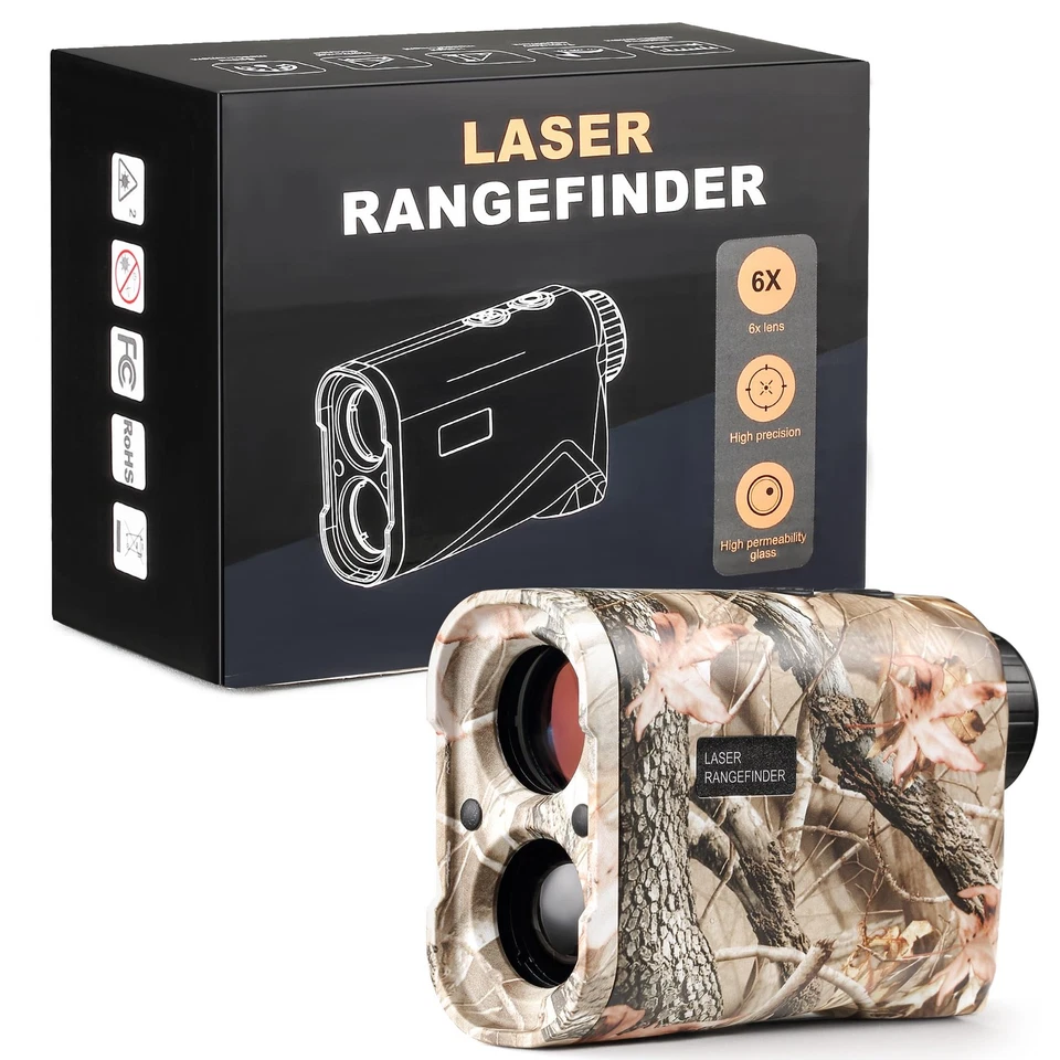 2000 Yards Hunting Laser Rangefinder, Rangefinder for Bow Hunting with Angle ... - Image 1 of 4