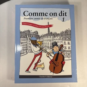 Comme on dit 1: Première année de français Teacher Edition Grangier & Di Vito - Picture 1 of 8