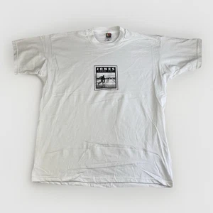 VTG 1995 Jones Soda Co.  Photo White T-Shirt #391 Bowling alley Sz XL *READ* - Bild 1 von 24