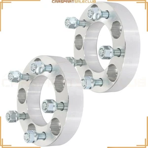 2 pcs 1.25" 5x4.75 12x1.5 Studs Wheel Spacers For Chevrolet Corvette 5.7L 84-04 - Picture 1 of 11