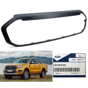 Frame Grille Matte Black Fits Ford Ranger XLT Wildtrak Facelift 2018 2019 - Picture 1 of 7