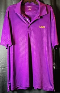 Oxford Very Cool LSU Tiger Purple Polo Shirt - XL - Picture 1 of 2